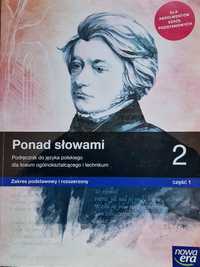 Ponad słowami 2 obie części jezyk polski podstawa i rozszerzenie