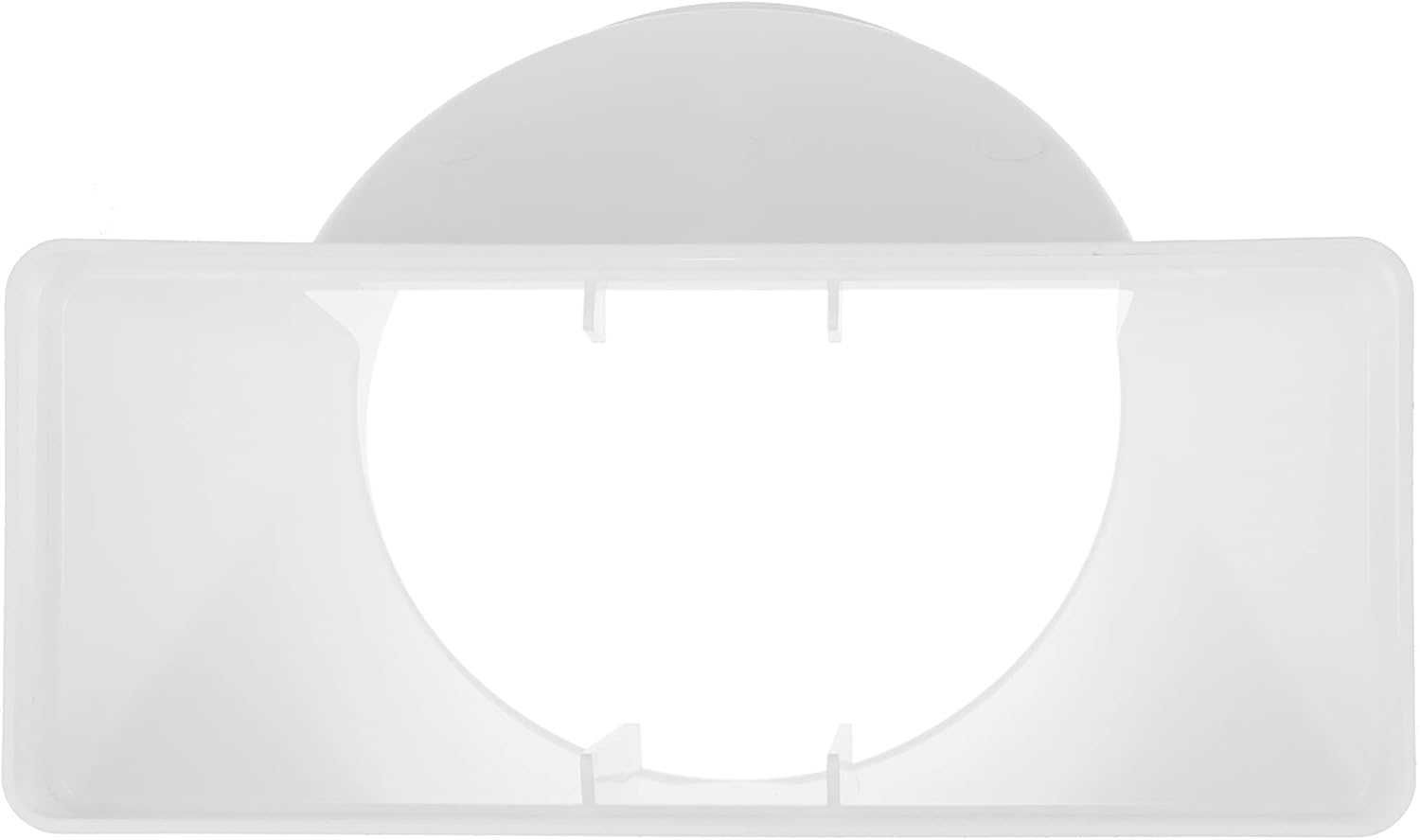 KOLANO łączące kanał PŁASKI 220x90mm Z KANAŁEM OKRĄGŁYM FI 150mm pcv