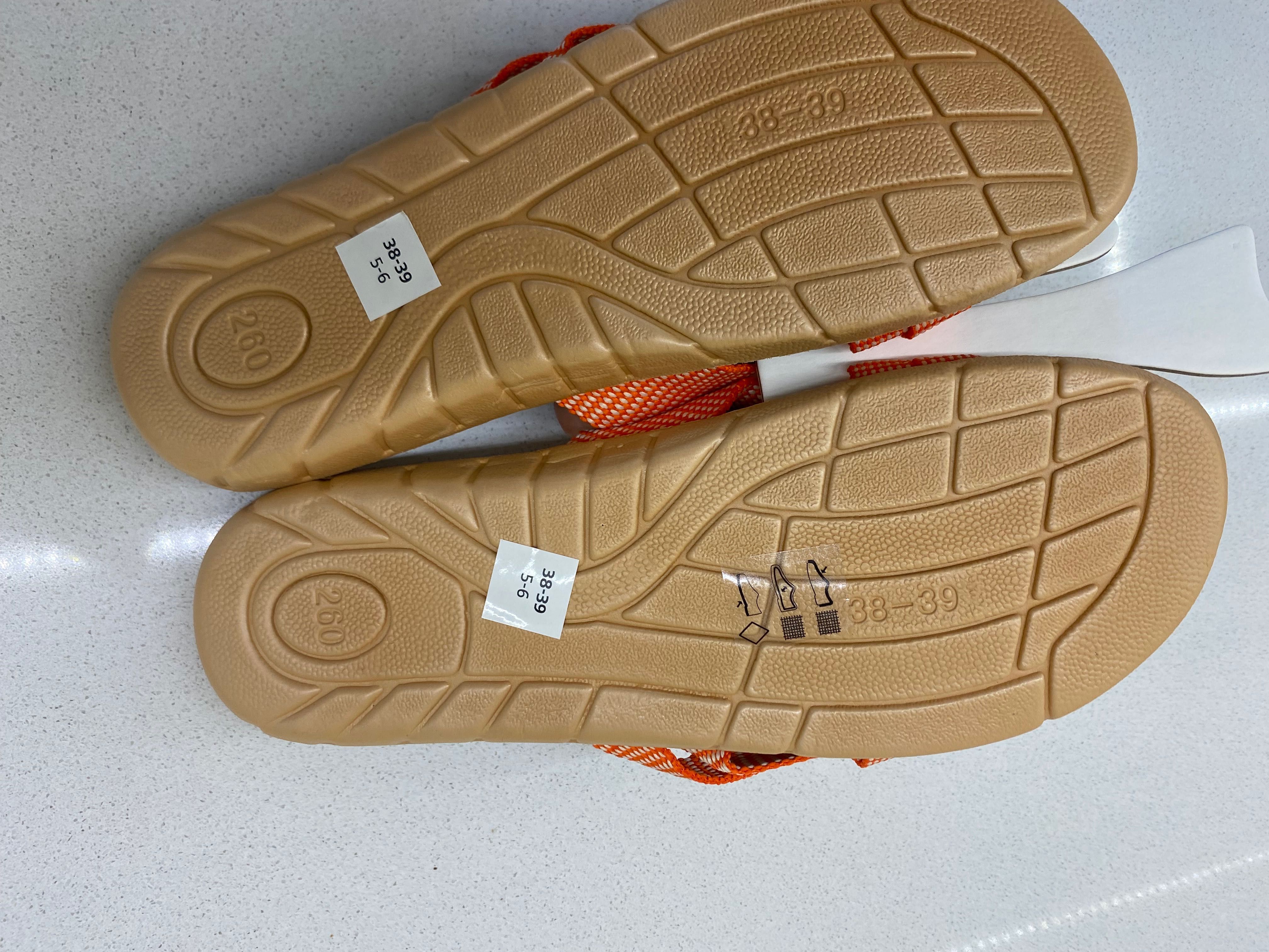 Klapki w stylu Boho nowe r.38 39