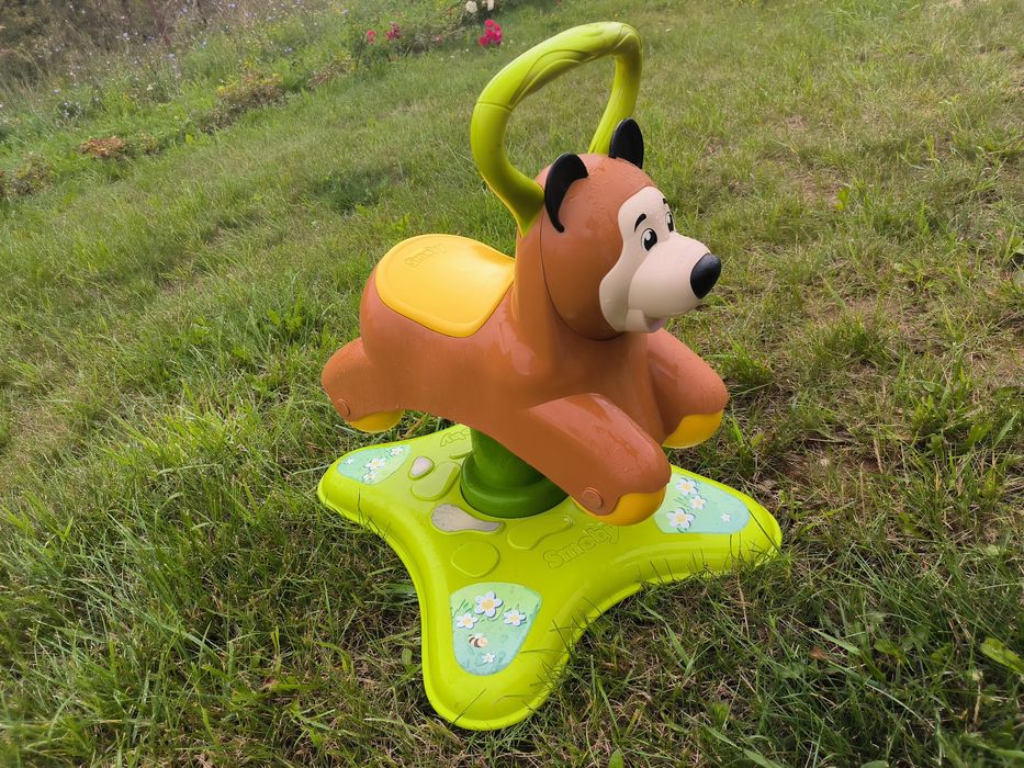 Jeździk, bujak skoczek 2w1 smoby Masza i niedźwiedź