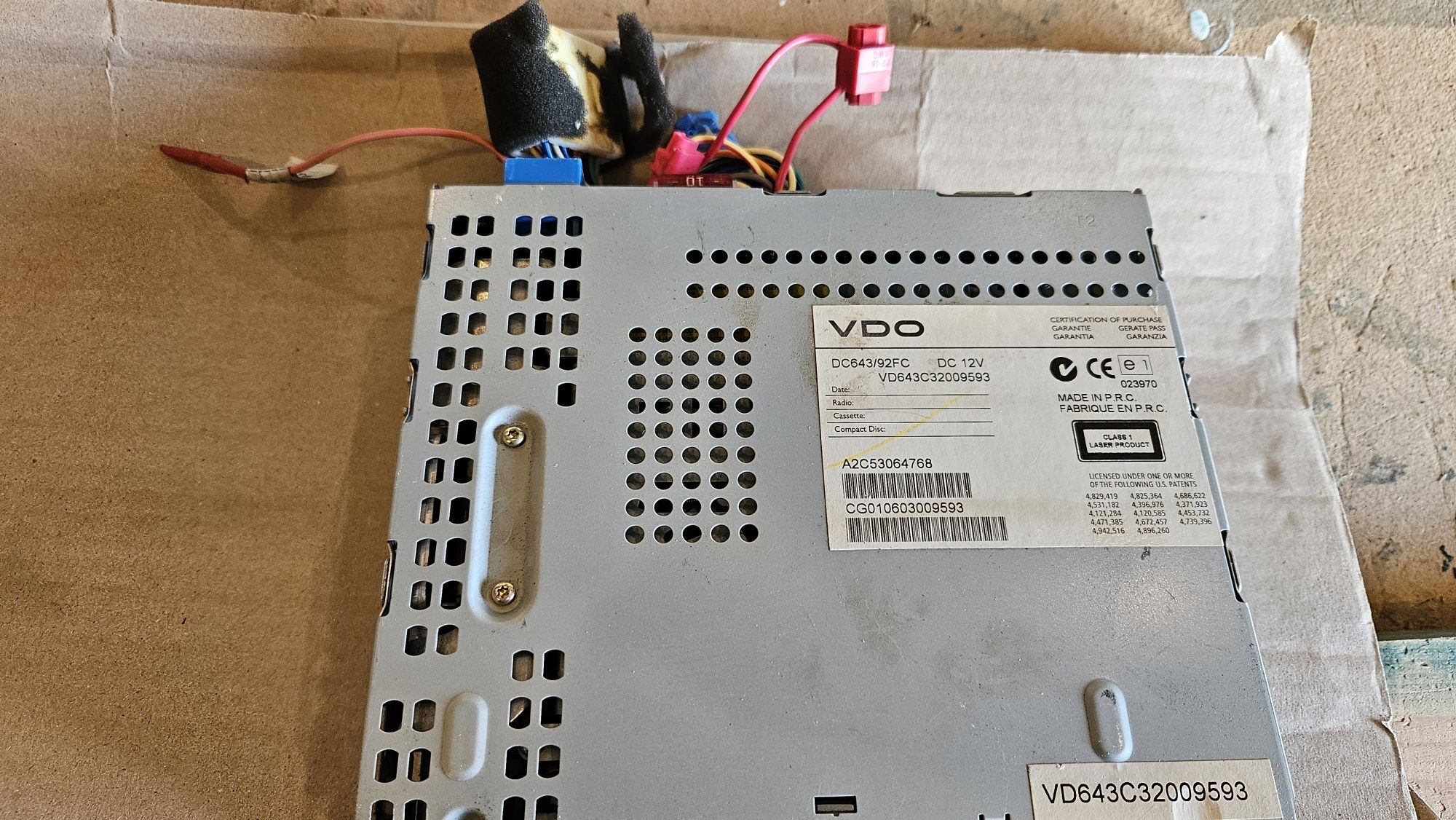 Radio CD Subaru Forester SG 2002