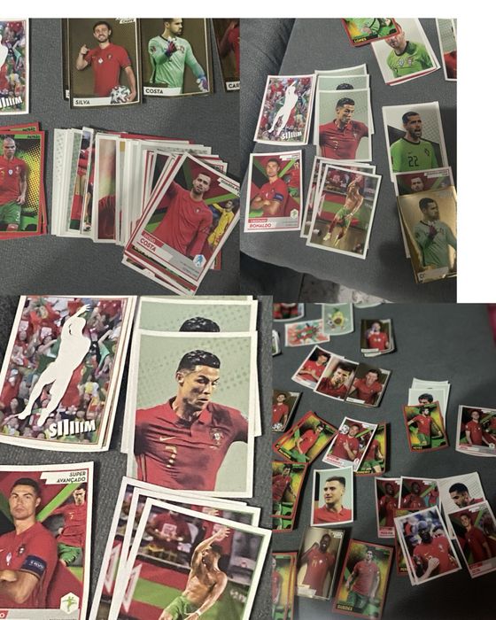 200 Cromos seleçao Portuguesa e cromos do euro 2024