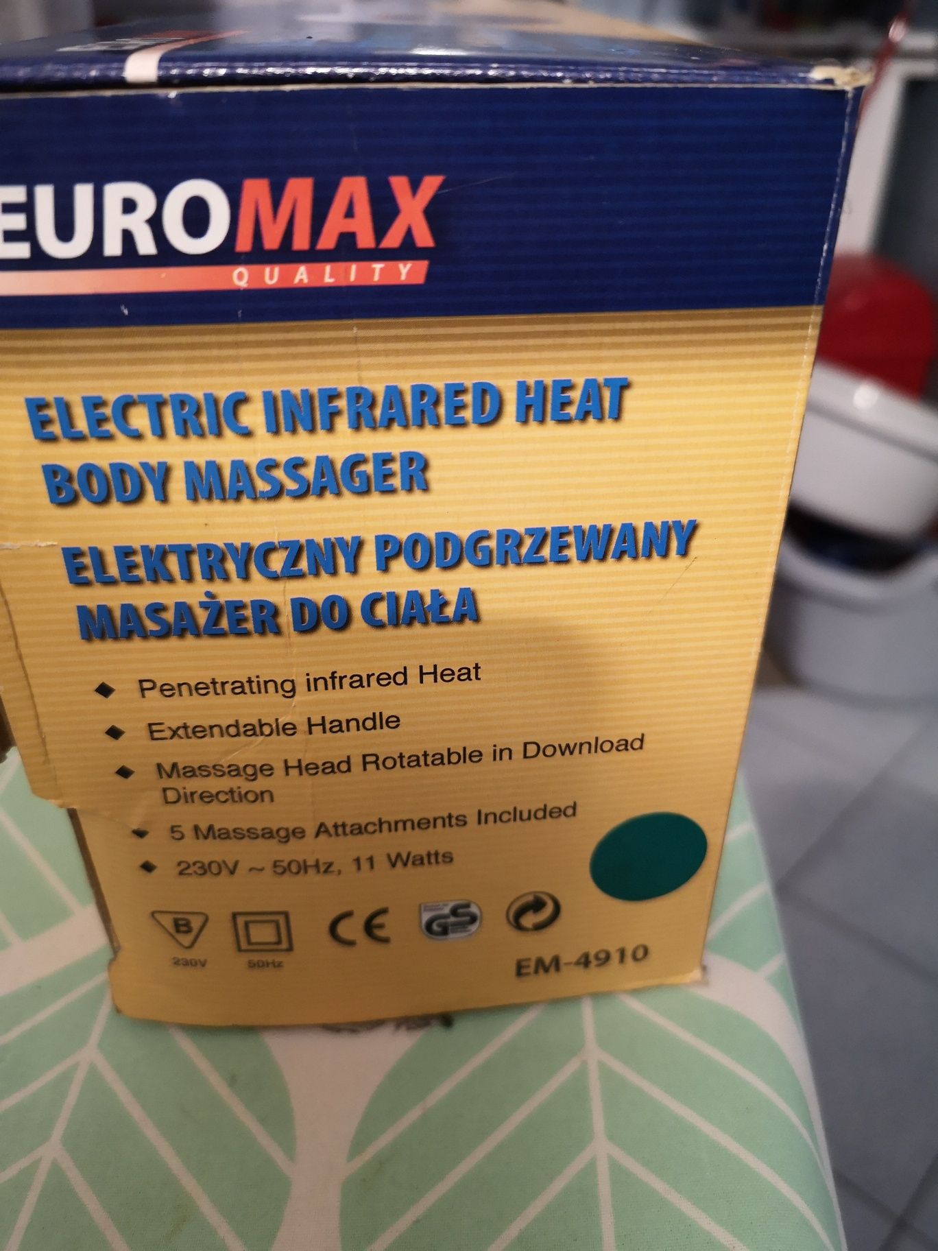 Masażer do ciała elektroniczny podgrzewany