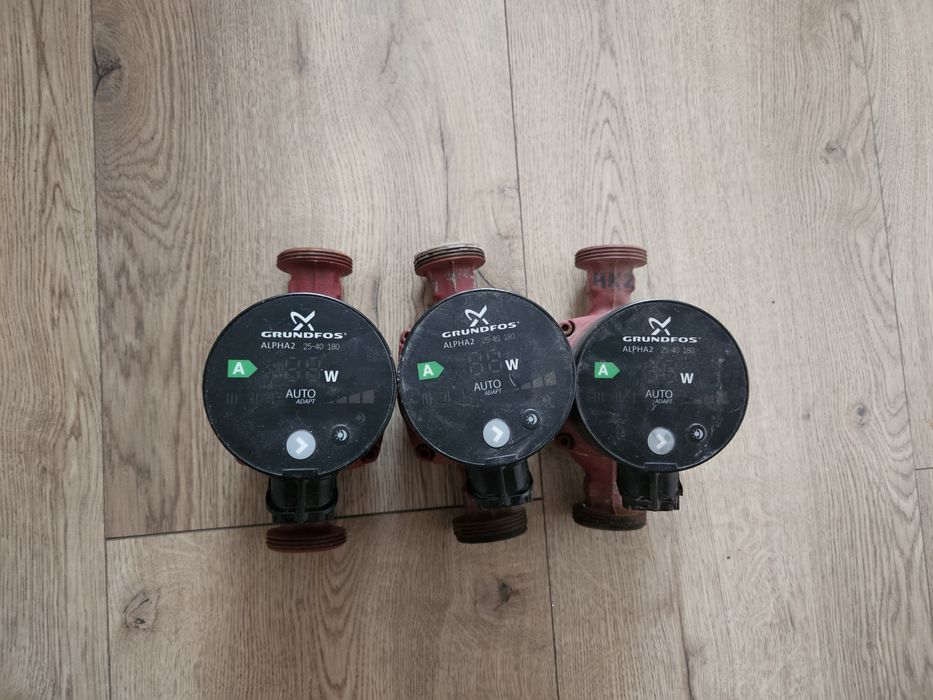 Pompy Grundfos Alpha i Biral sprawne