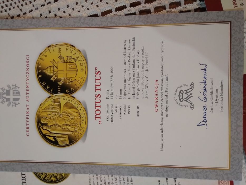 Kolekcja medali 100 lat Jana Pawła  II