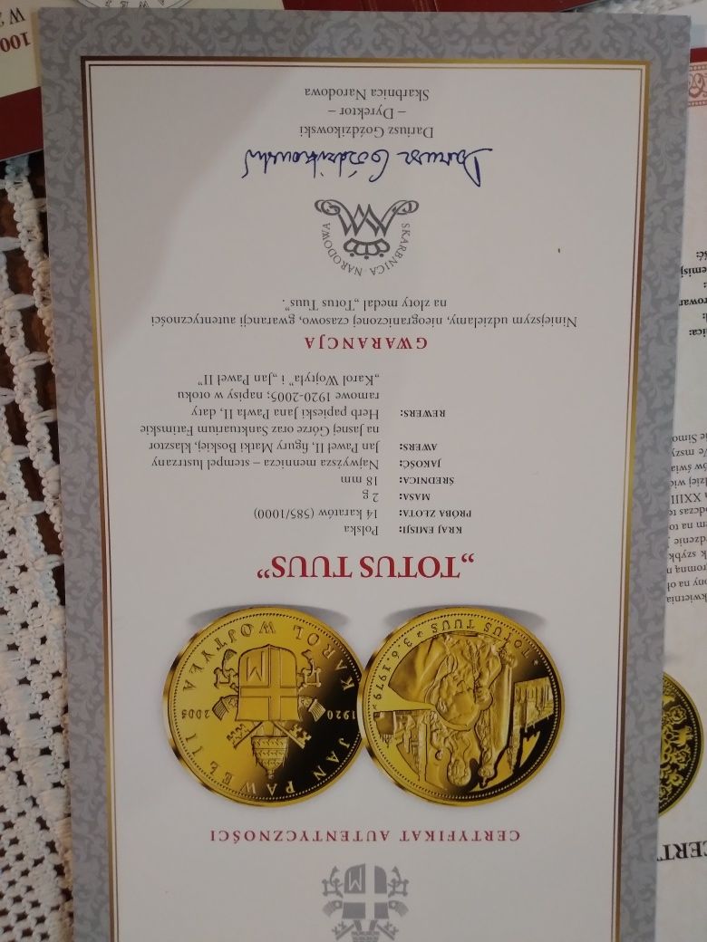Kolekcja medali 100 lat Jana Pawła  II