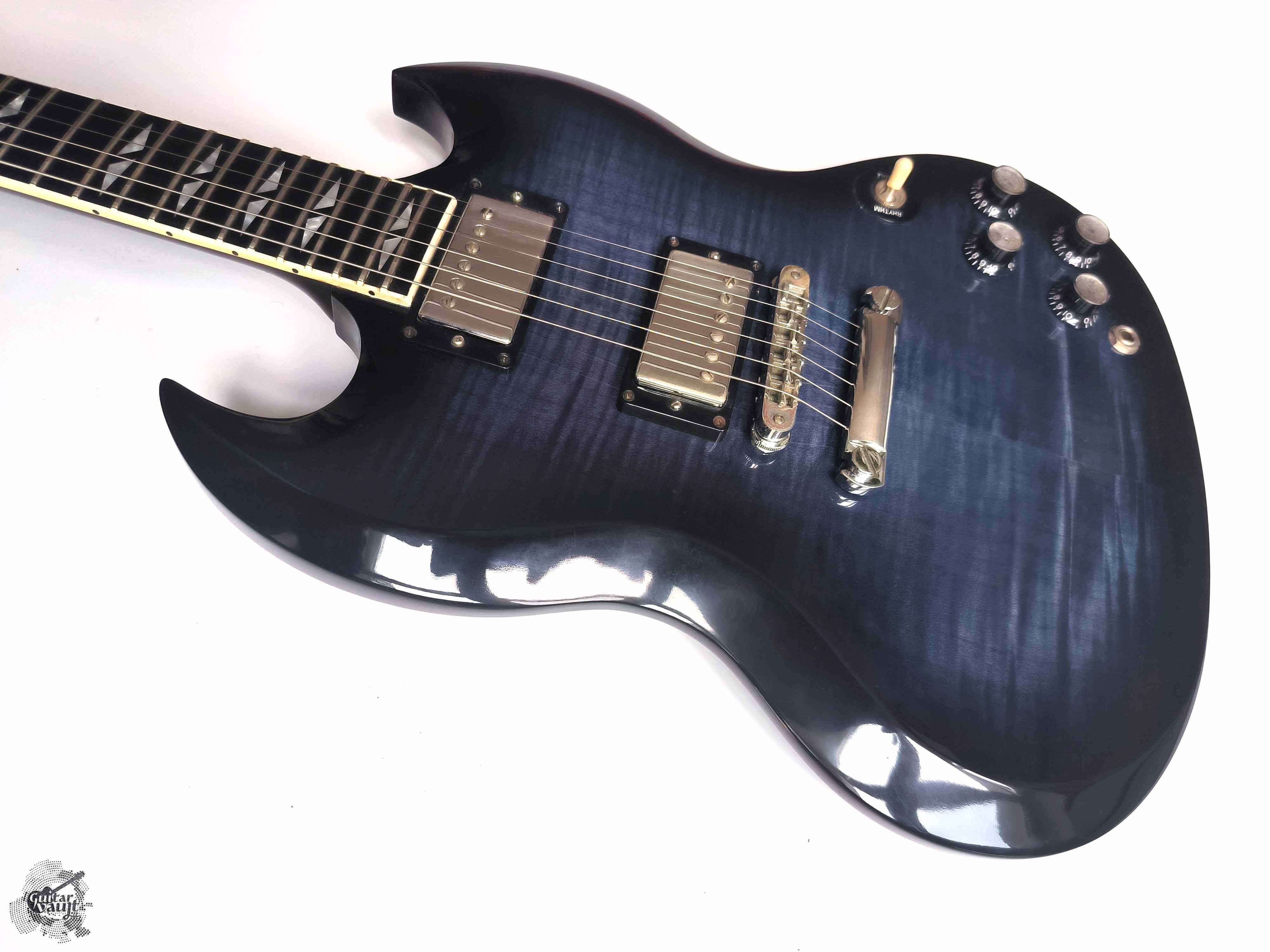 Gibson SG Supreme '2000 Blue Burst w/case and docs