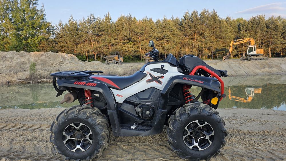 Can am Xmr 570 Outlander Zarejestrowany quad 4x4 pług do śniegu Orgina