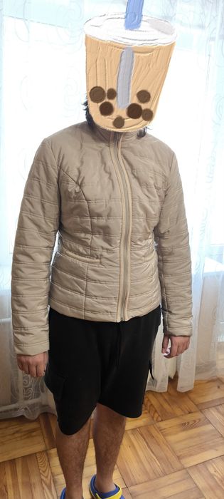Жіноча куртка Бомбер (мікропуховик) (L) заміри в описі