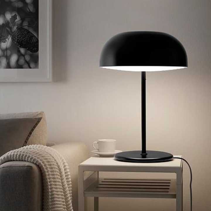 Lampa stołowa NYMANE, czarna, Ikea, Kraków + gratis