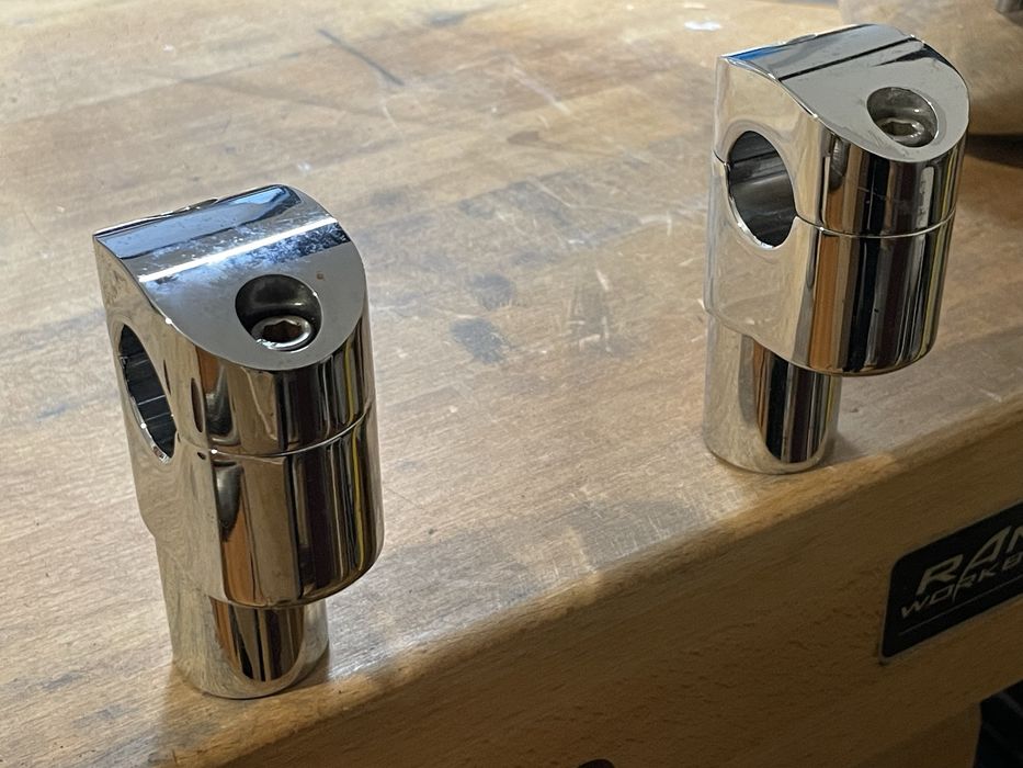 Risers suporte guiador para Harley Davidson