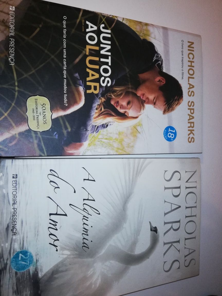 Nicholas Sparks livros (Preço conjunto)