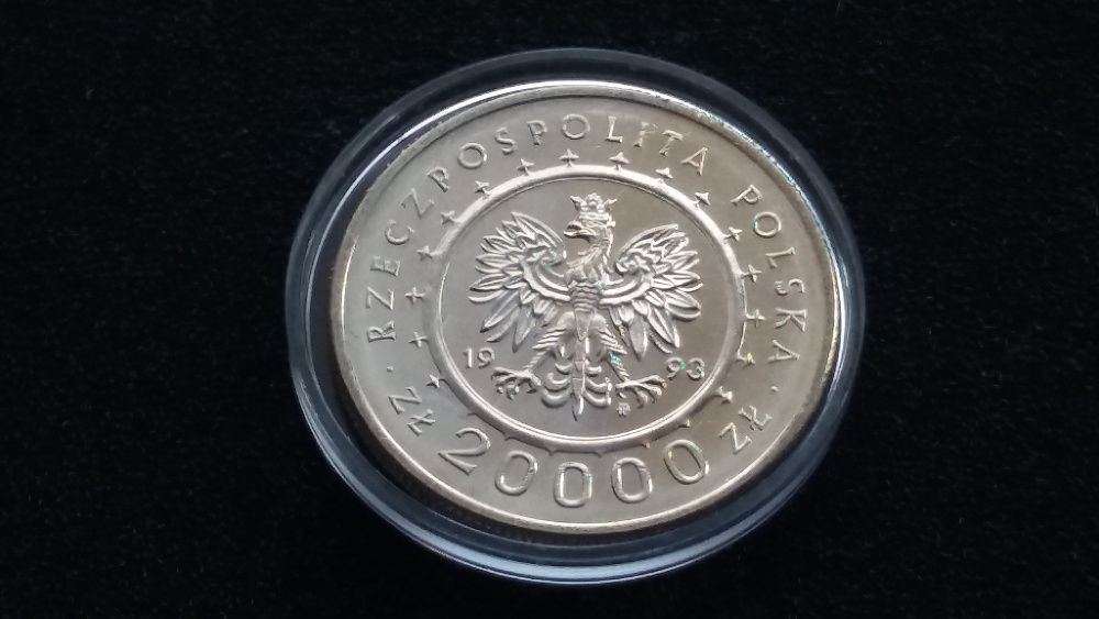 Stare monety mennicze 20000 zł Zamek w Łancucie moneta mennicza