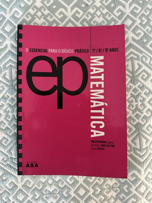 Livro de apoio de matemática