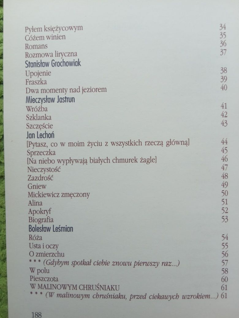 Dla ciebie wiersze miłosne polskich poetów