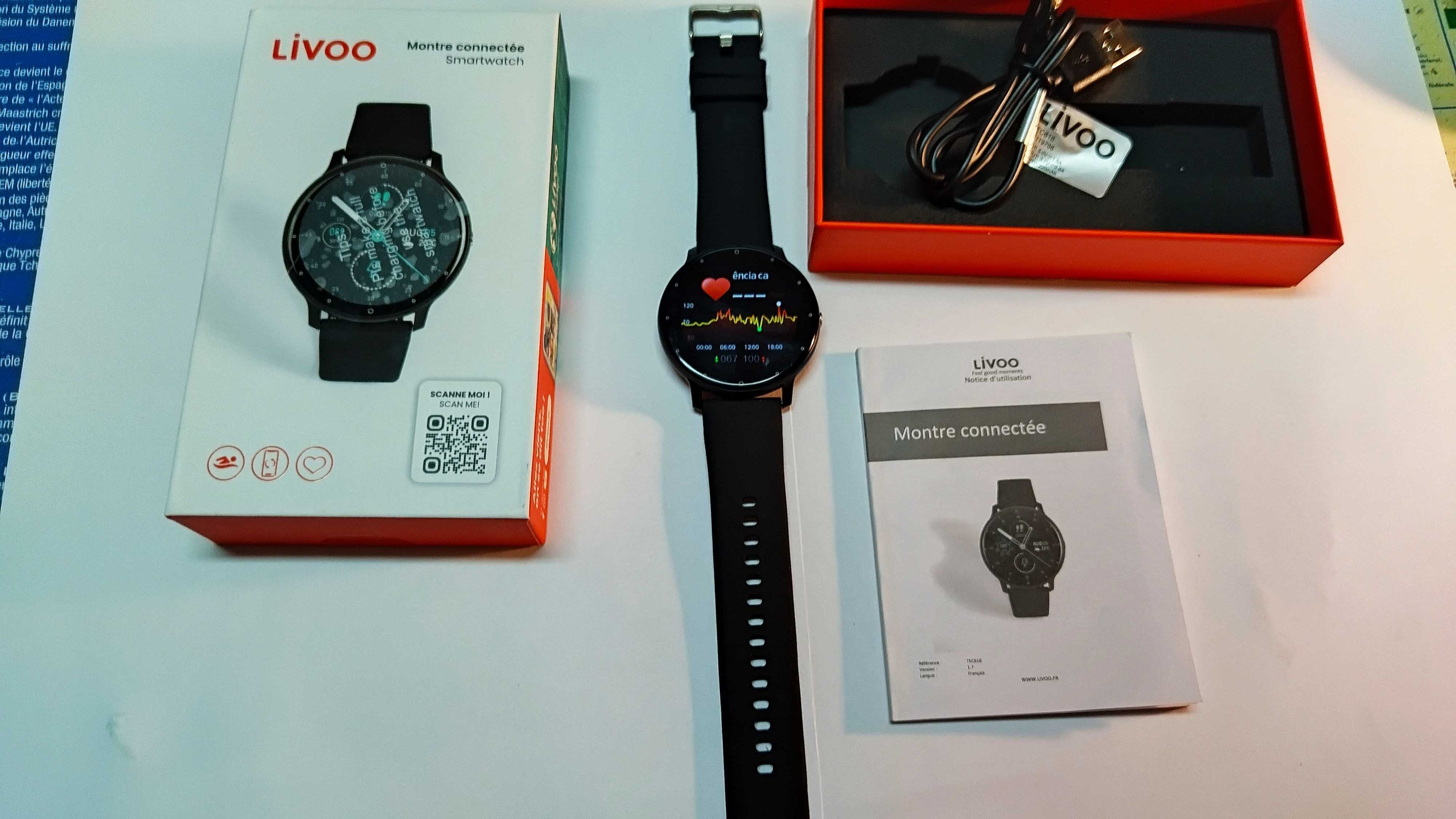 Livoo TEC616 Smartwatch novo