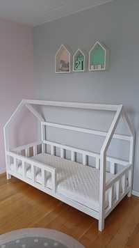 Łóżko dziecięce domek + materac 160×80