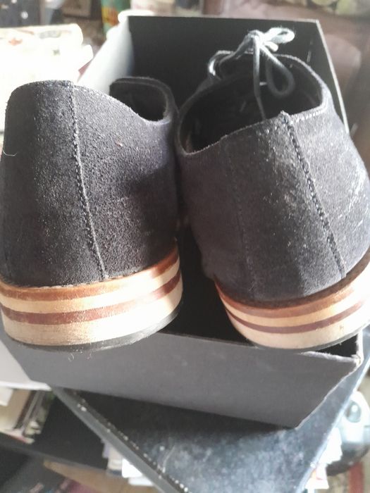 Sapatos camurça azul Zara limited edition