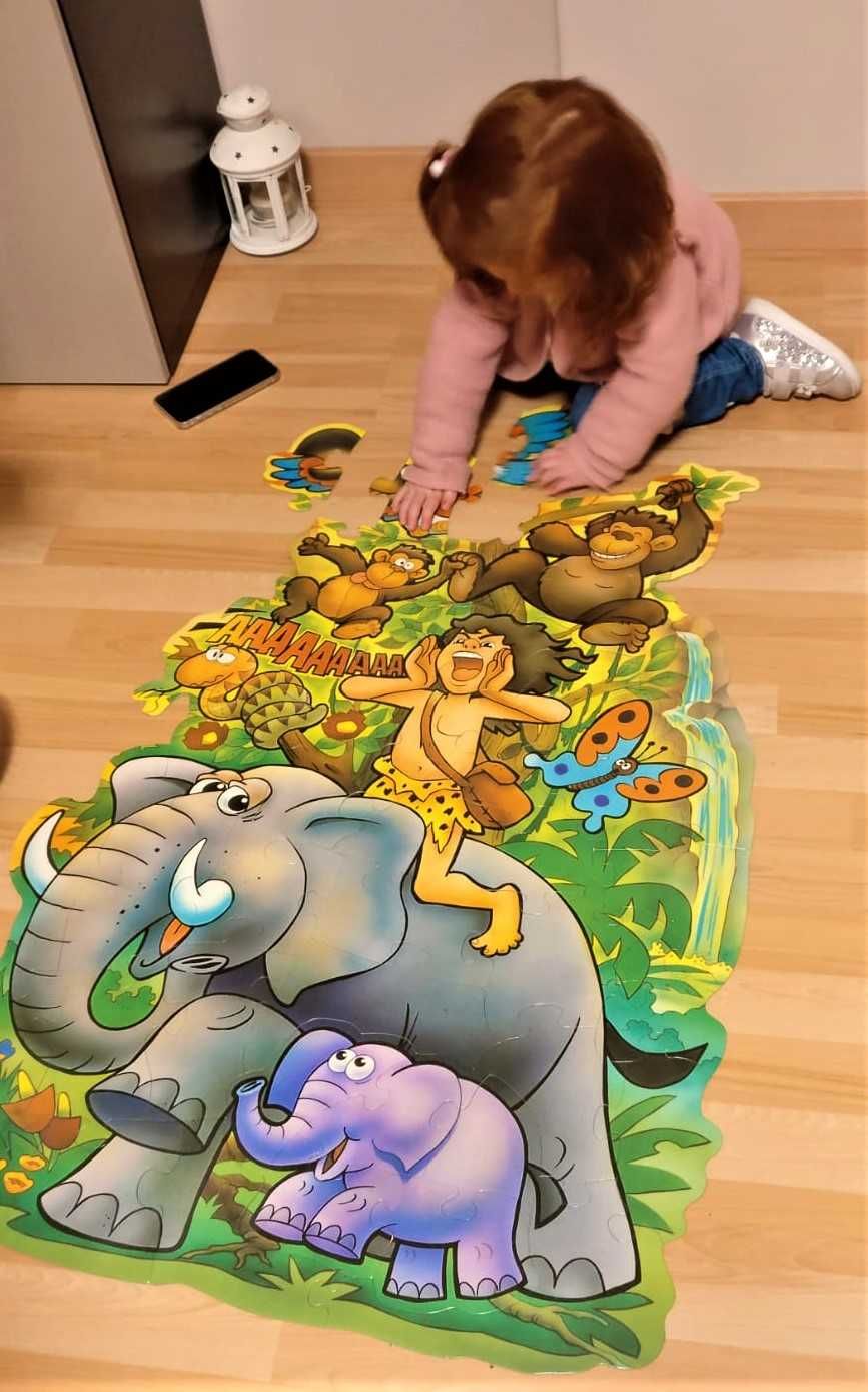 Puzzle gigante a selva da diset