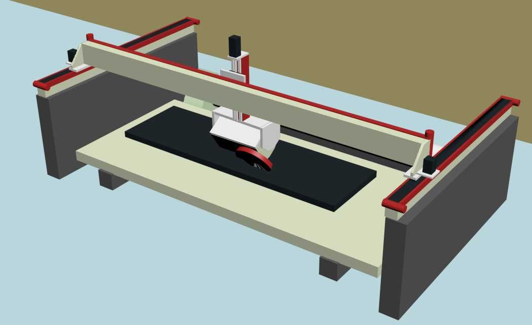 ЧПУ CNC канатный станок для резки блоков камня 1560