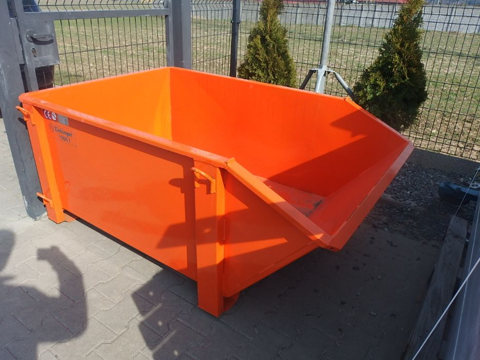 Pojemnik zbiornik kastra dźwigowa betonu gruzu śmieci EICHINGER 1000L
