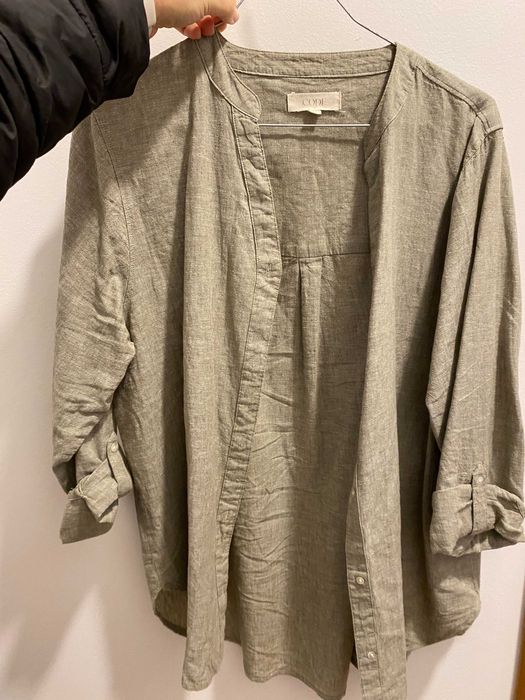 Camiseiro elegante caqui CODE