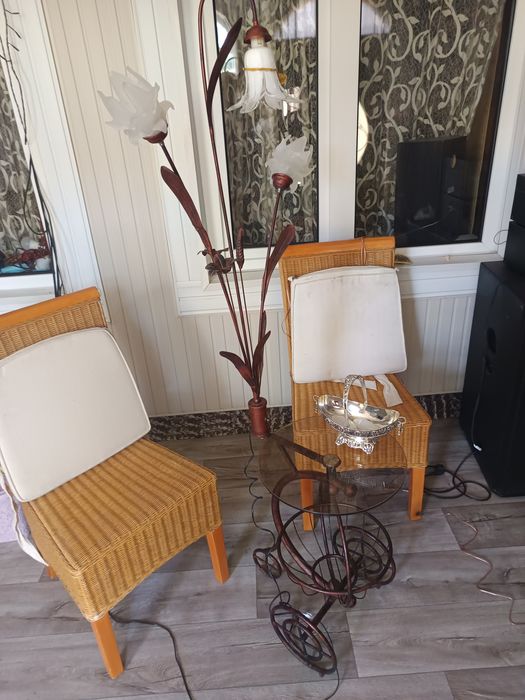 Барный столик торшер