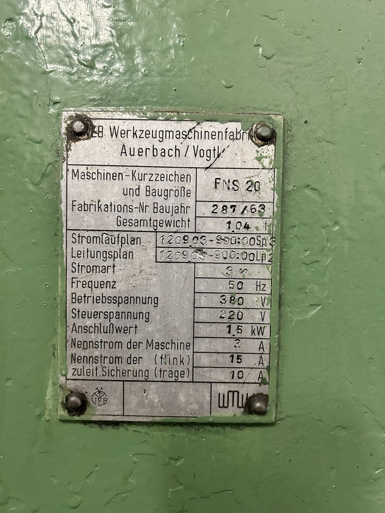 Frezarka WMW stół uchylny