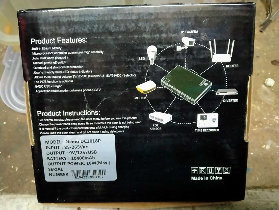 UPS для роутера, джерело безперебійного живлення і зарядки