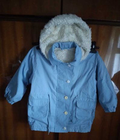 Зимняя детская куртка  для девочек и мальчиков до 3-х лет. Болгария