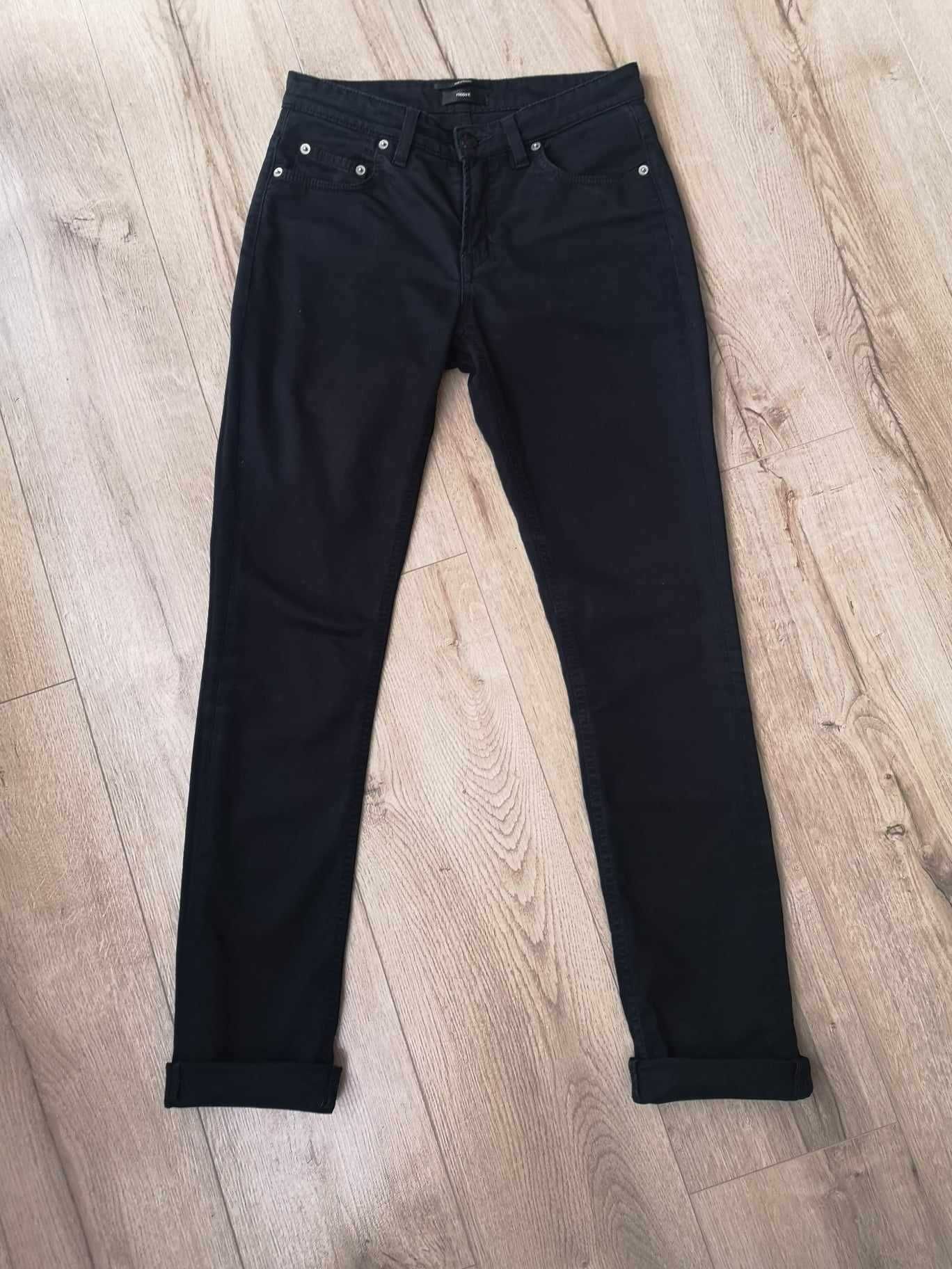 Granatowe Jeansy Filippa K rurki skinny S