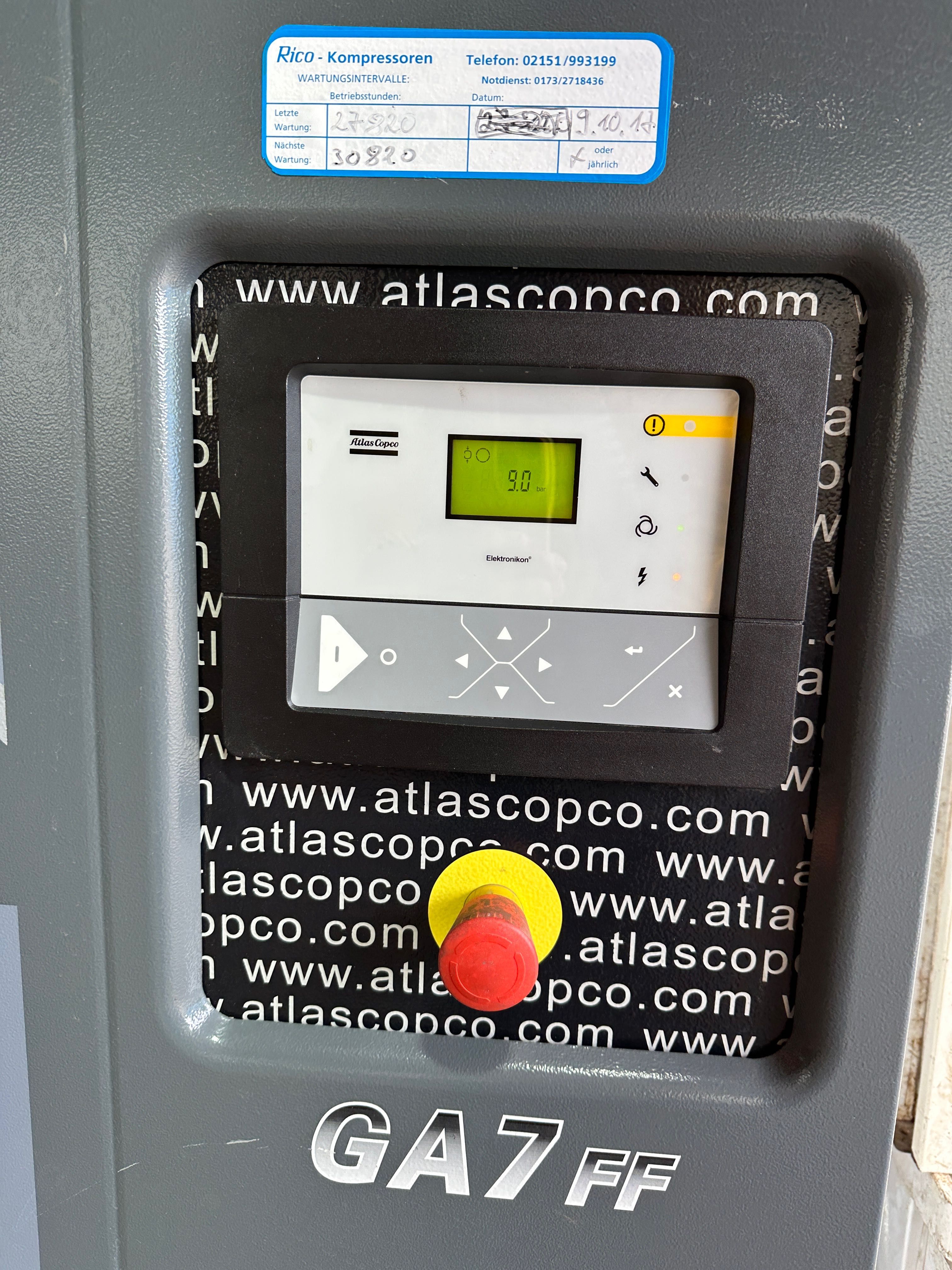 Винтовой компрессор Atlas Copco c Италии