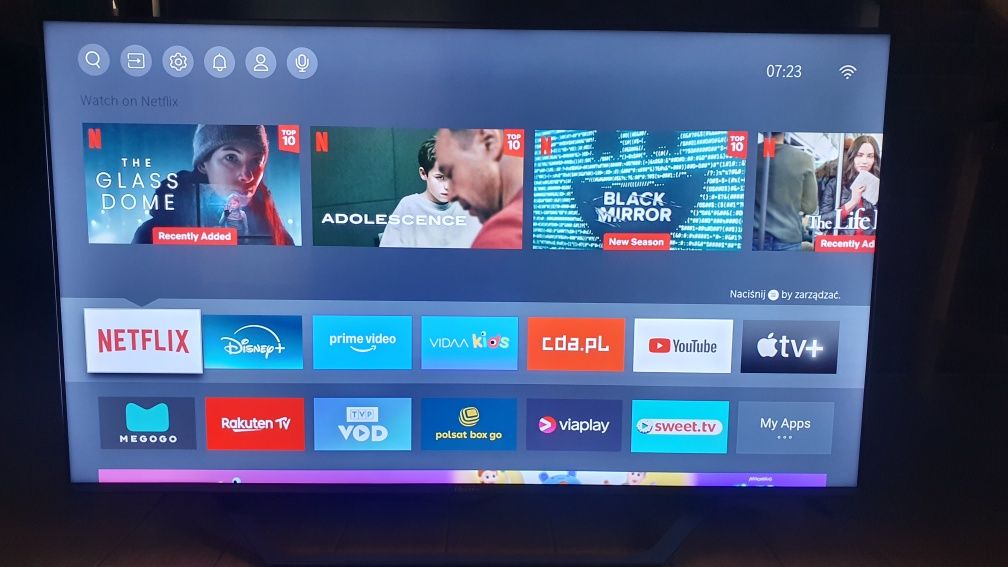Hisense 50'' Smart UHD 4K 100% sprawny
