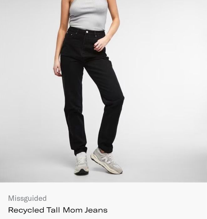 Джинси жіночі МОМ, розмір 38-40,чорного кольору,нові з етикеткою.