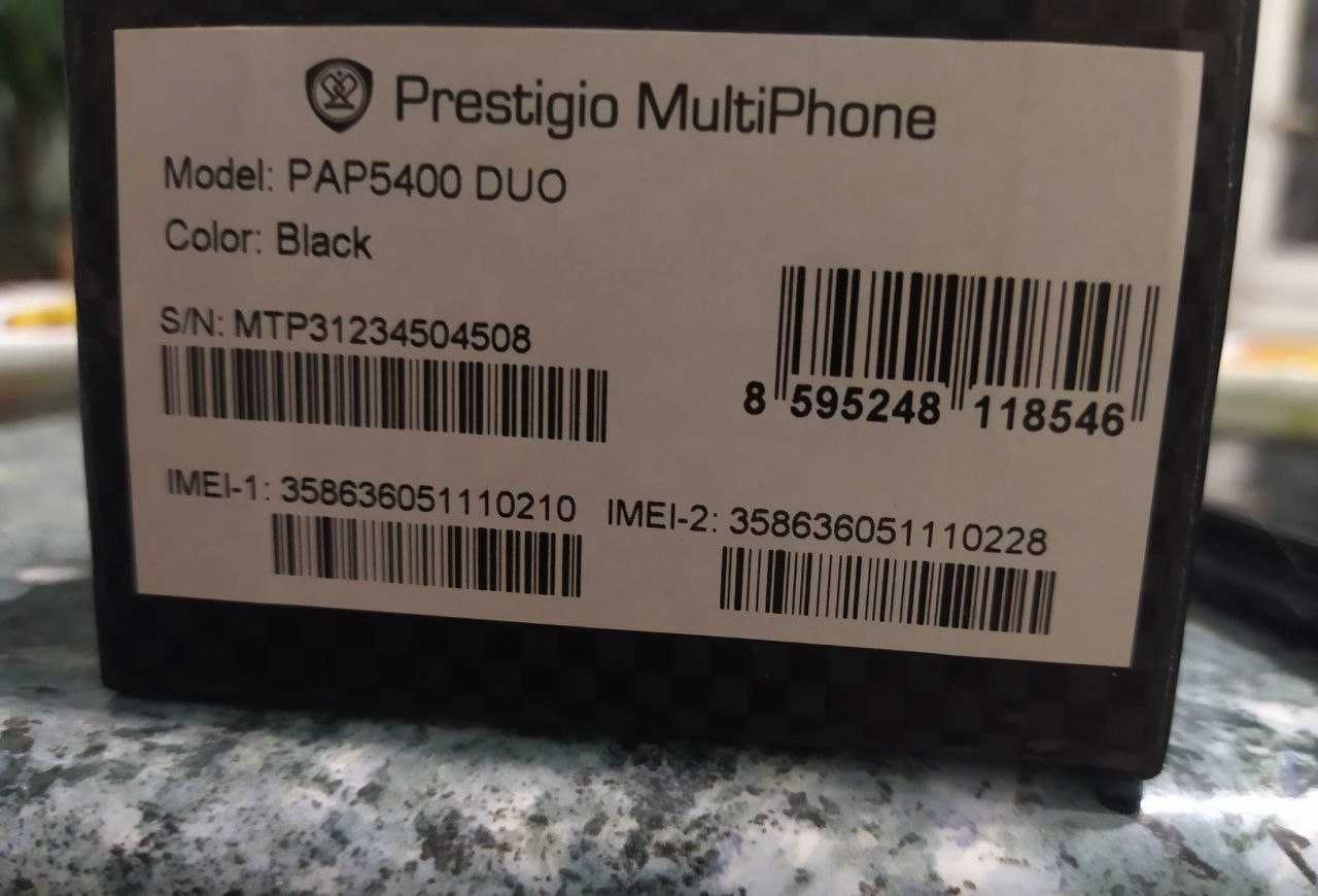 Prestigio MultiPhone 5400 Duo