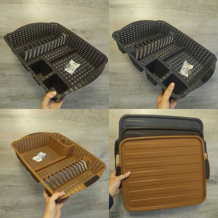 Органайзер сушарка для столових приборів пластикова, для посуду