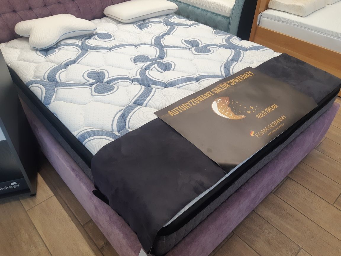 Materac Somnium Hybryda 160x200 z ekspozycji salonu , wysoki 31 cm