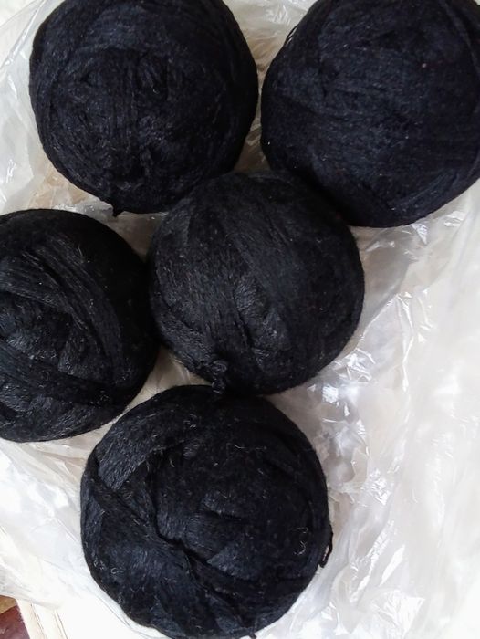 Пряжа акрилова чорна