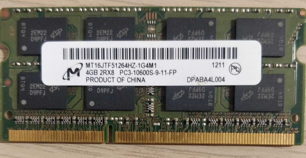 DDR3 SODIMM 4GB - 1333 MHz - CL9