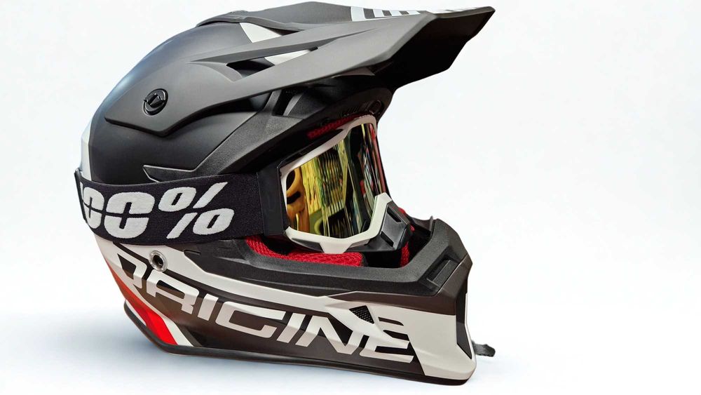 Kask Motocyklowy Cross Quad z Homologacją ROZMIAR M L XL GOGLE GRATIS