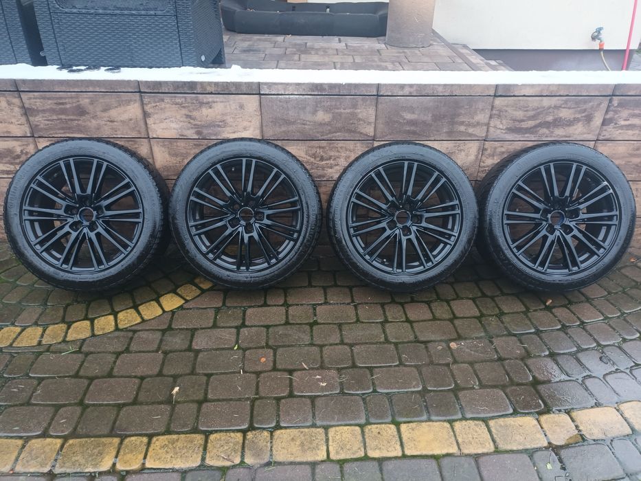 Koła zimowe audi vw 17 cali 225/50/17 continental 5/112
