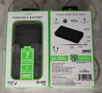 Павербанк Power Bank  батарея аккумулятор Powertek 20000 mah