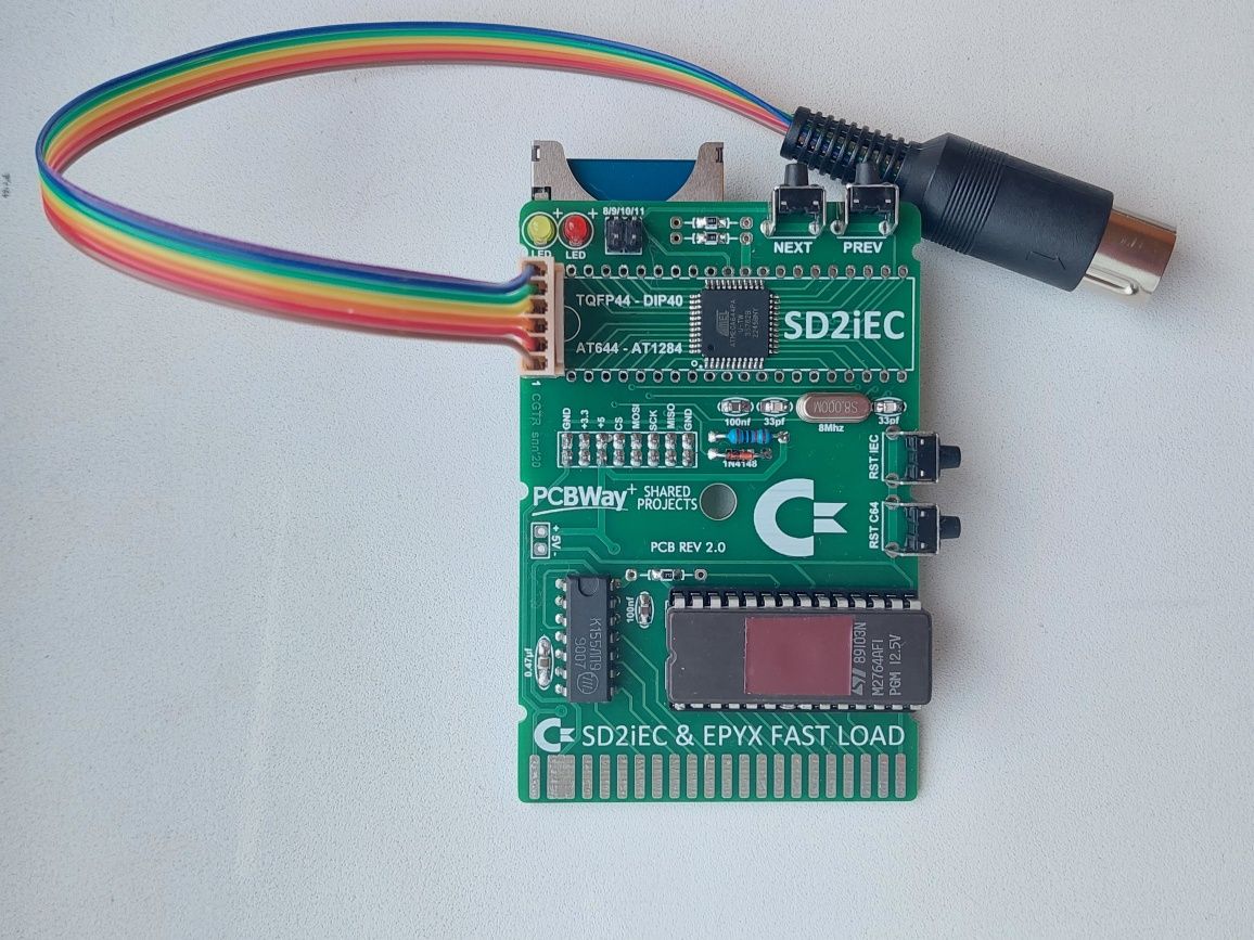 Для Commodore 64 "SD2iEC & Epyx Fast Load".