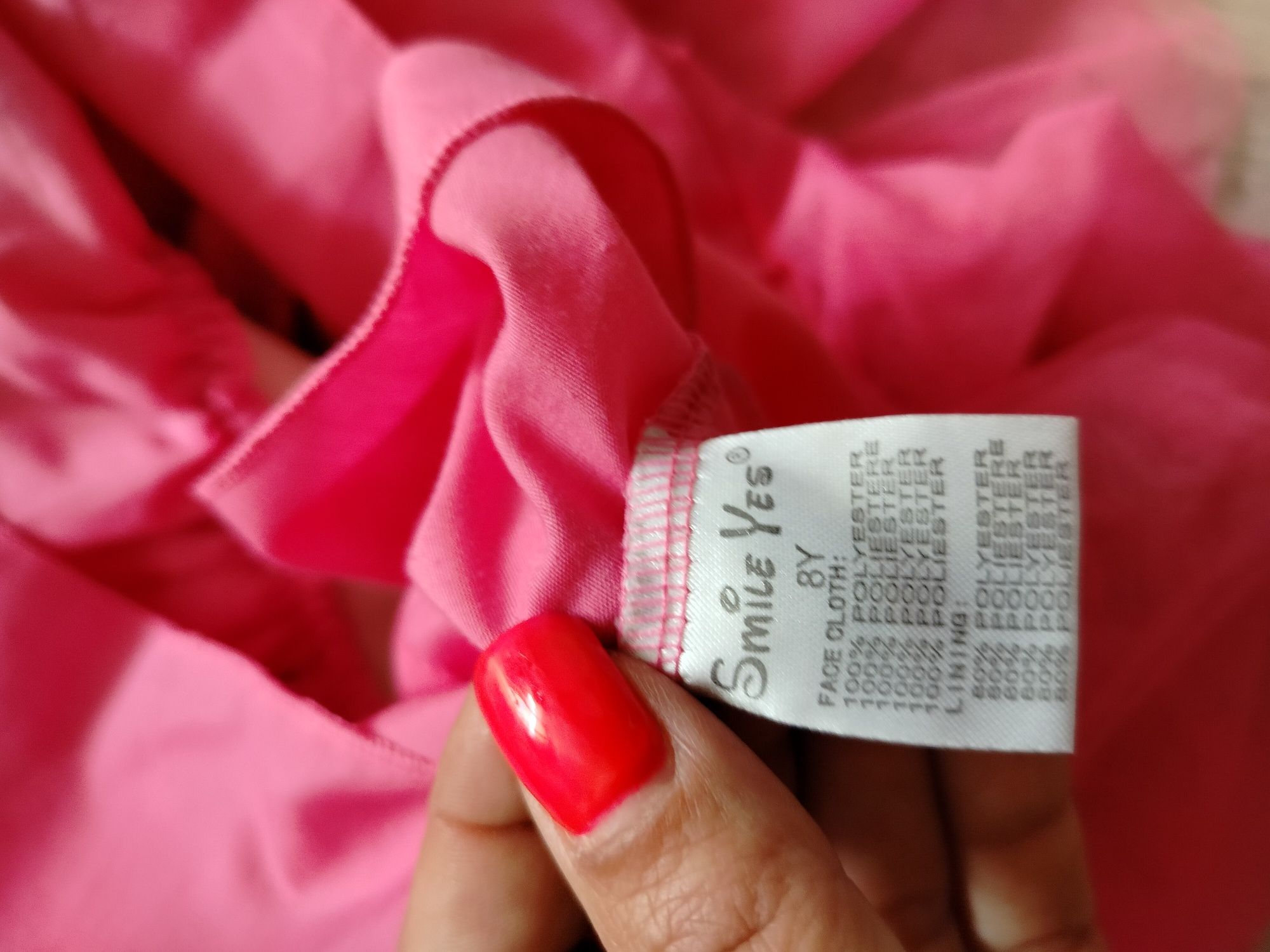 Różowe spódniczka tutu tiul 128cm księżniczkowa