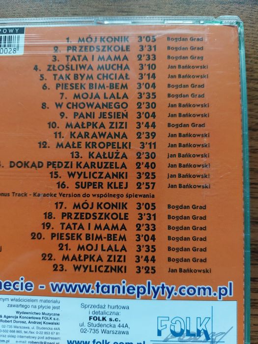 Piosenki Jedyneczki, Jedyneczki i Dwójeczki, MiniMini, cd