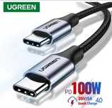Кабель Ugreen US316 Type-C на Type-C  2.0м  5A 100W QC4.0 PD2.0