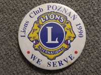 Lions club Poznań przypinka