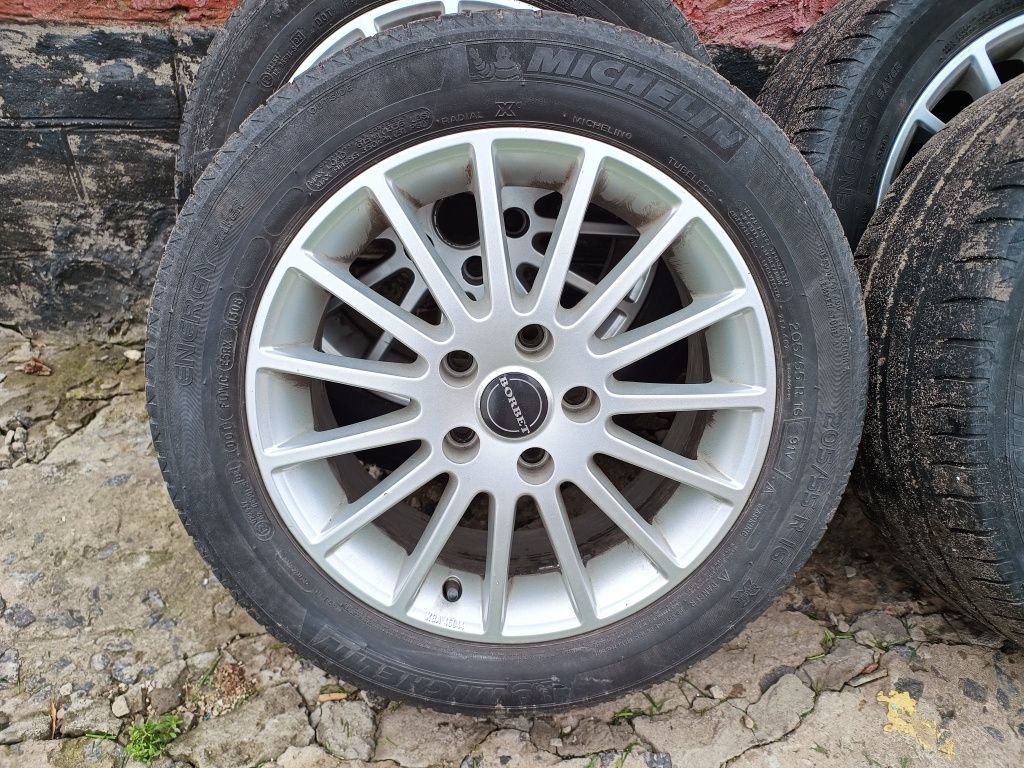 Диски з шинами літо r16 Borbet 5 112