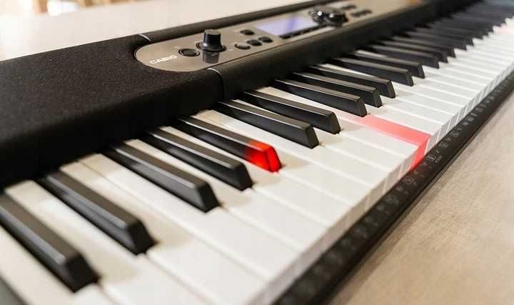 Keyboard organy CASIO LK-S450 +zasilacz , podświetlane klawisze DĘBICA