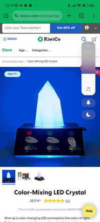 Color Mixing Led Crystal